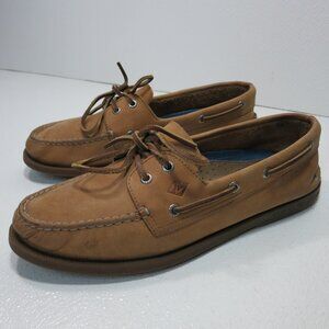 Sperry Oil Tanned Leather Deck Shoes Men's Casual Footwear Top-Sider Sz 10.5 M